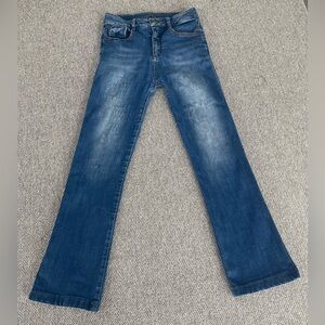 Studio Blue Flare Wide Leg Denim